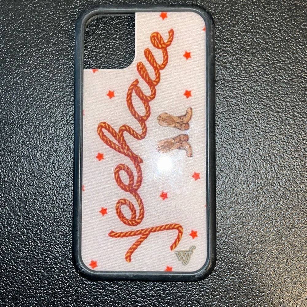 Wildflower Yeehaw iPhone 11 case. Used. Good condition.